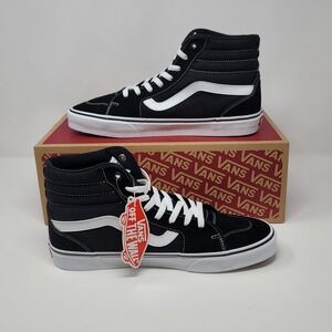 Vans Filmore Hi Canvas Suede Black White Skate Shoes Men's Size‎ 10 VN0A5HZLIJU